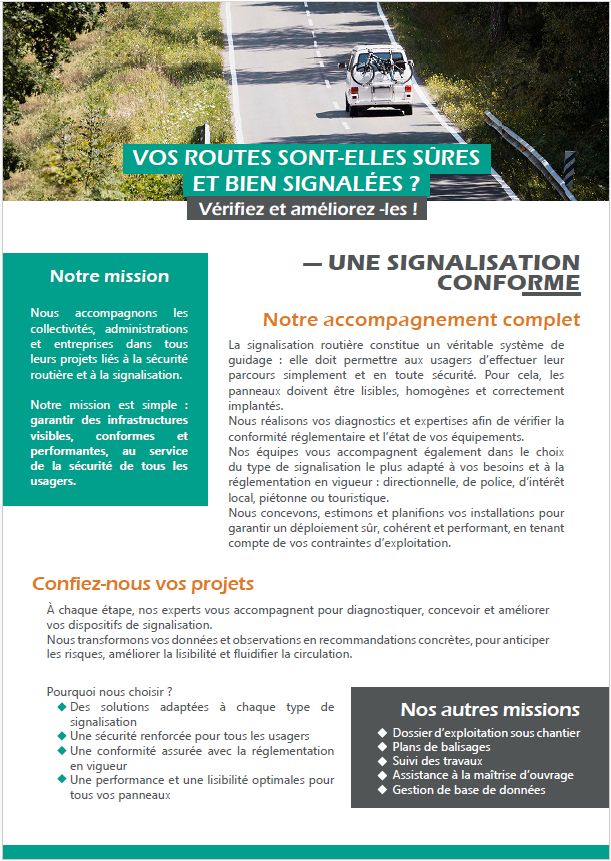 Signalisation H/V et sécurité routière